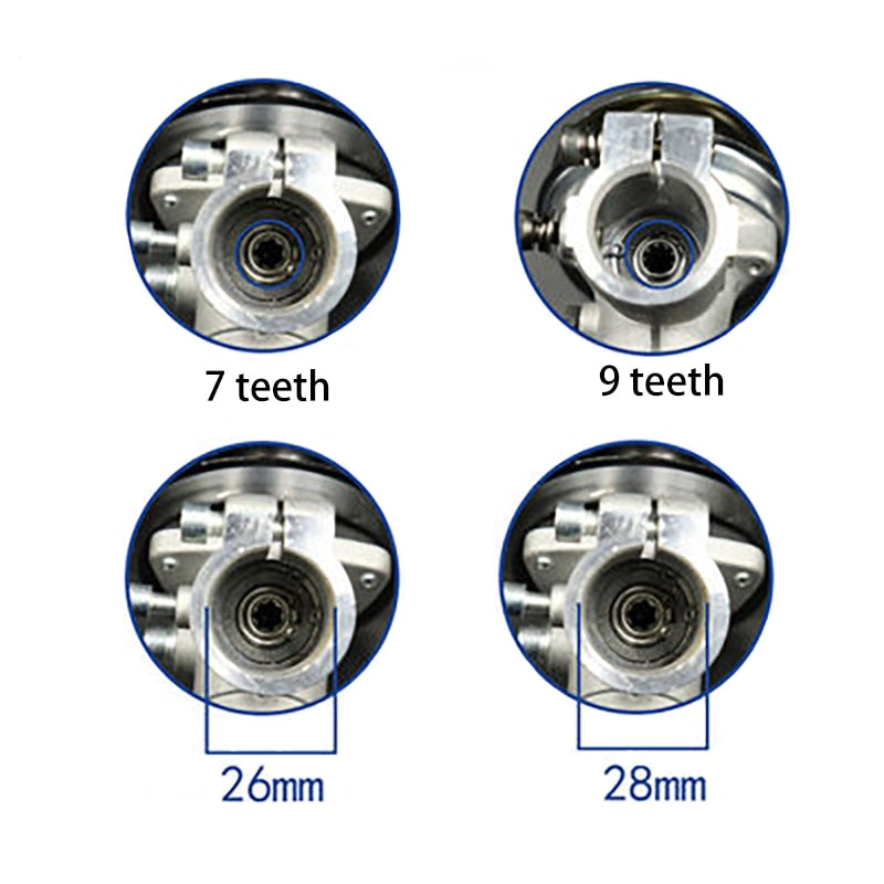 Universal Trimmer Gear Head – 26/28mm & 7/9Teeth - Handimod